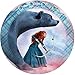 Projectables 11749 Six Image Brave LED Plug-in Night Light, Purple and Teal, Light Sensing, Auto On/Off, Projects Disney/Pixar Characters Merida, King Fergus, Queen Elinor on Ceiling, Wall, or Floor