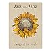 Set of 25 Personalized Seed Packet Favors Dwarf Sunspot Sunflowers (SN001) Open Pollinated Seeds by Seed Needs