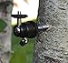 Screw in Wood Tree Mount With Ball Head and Tripod Mount for Gopro Hero POV Action Cameras and Trail Cameras, Camcoders - Perfect for Huting Shooting
