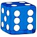 Brybelly 100 Dice, 16mm, Blue