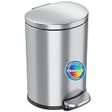 iTouchless SoftStep 2 Gallon Small Semi-Round