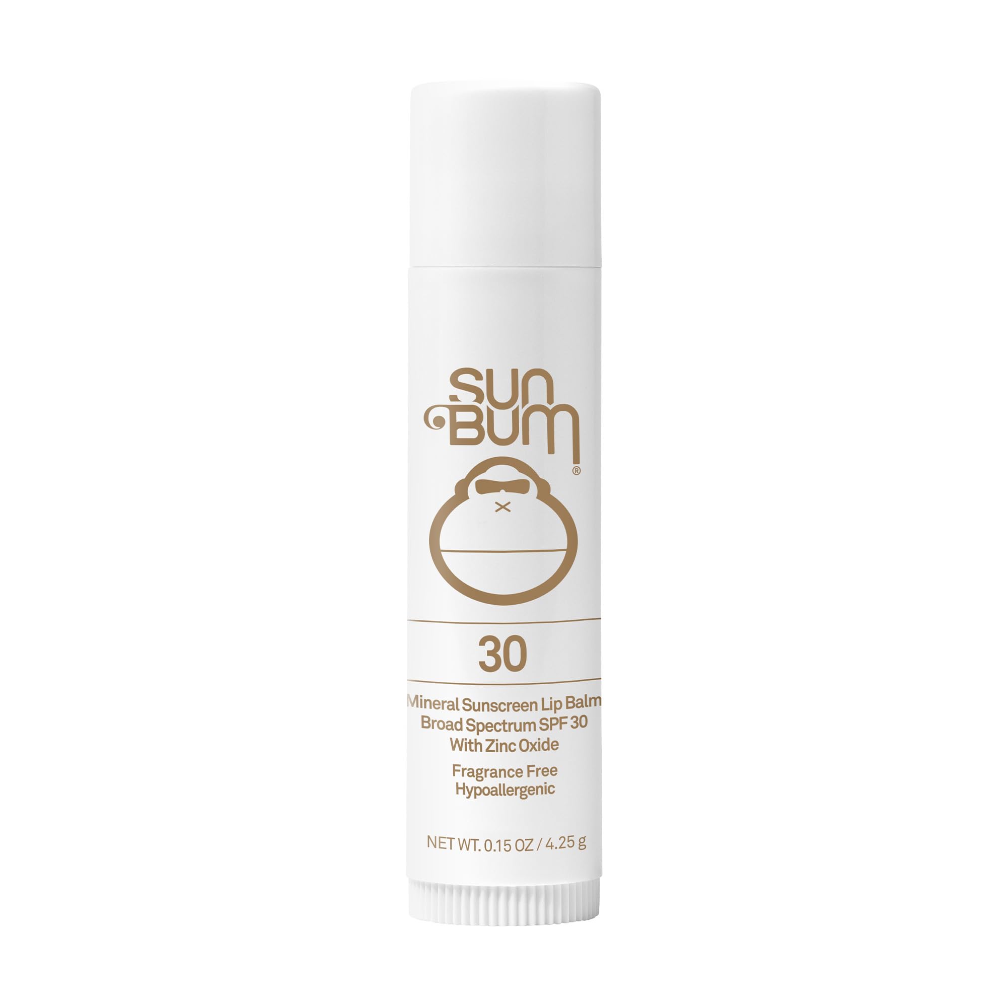 Photo 1 of Sun Bum SPF 30 Mineral Sunscreen Lip Balm - Hawaii Act 104 Compliant (Octinoxate & Oxybenzone Free) - Zinc-Based Broad Spectrum UVA/UVB Lip Protection - 0.15 oz Stick
