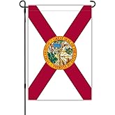 Florida State Garden Flag 12x18 Double Sided Florida Flags with Vivid Color for Yard Lawn Decoration, State Flag for Outdoor Indoor House Decor
