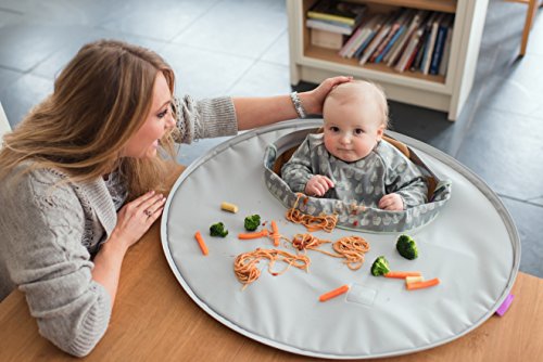 Tidy Tot All In One Bib And Tray Kit Unisex One Size Fits 6 Months 2 Years Award Winning Weaning Aid Dove Grey Pricepulse