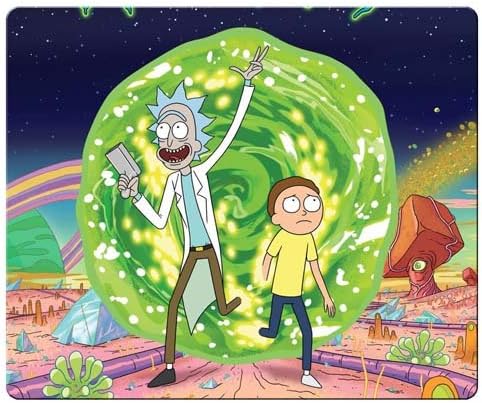 Rick and Morty Durable Material Rubber / Cloth Strong Flexible Game Mouse Mats 30x25cm 12x10inch