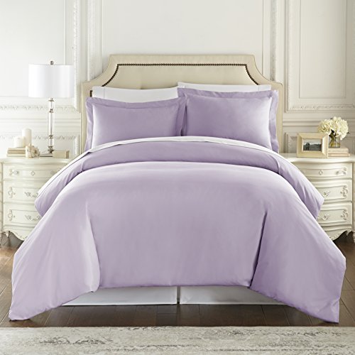 HC COLLECTION Queen Duvet Cover Set 1500 Thread Lightweight Duvet