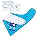 HOLABABY Baby Bandana Drool Bibs for Boys Girls 10 Pieces Organic Cotton Baby Bibs for Teething Newborn Toddler(Unisex)