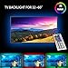 LED TV Backlight, USB Basic Lighting for 32-60in Television, Dimmable RGB Led Strip Lights with 20 Colors and IR Remote Control for Home Theater Decoration and Reduce Eye Strain and Increase Image Cl