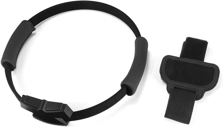 EnTakson Ring-Con Controller and Leg Strap Set - Ring Fit Adventure Accessories Replacement With Ring-Con Controller, Grips & Leg Fixing Strap Kit AC2141