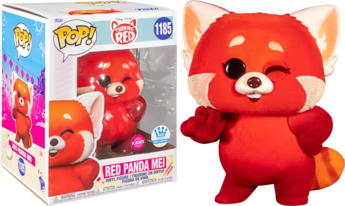 POP! Pixar Turning Red 1185 Red Panda Mei Flocked Exclusive