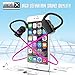 SoundPEATS Wireless Headphone Sweatproof In-ear Stereo Sports Earbuds (6 Hours Play Time, Bluetooth 4.1, aptx, Secure Ear Hooks Design with Cable Clips）- Q9A Purple