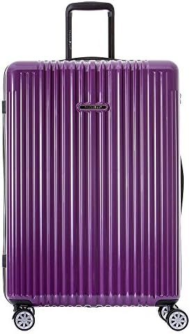 Germany Design NaSaDen 26" Luggage Marquette Purple-Hardside Travel Checked Luggage-Super Lightweight,360° Spinner Wheels, TSA Luggage Lock-Schloss Sanssouci Zipper Luggage for Women/Men/Business/Trip