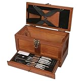 Outers 70084 25 - Piece Universal Wood Gun Cleaning Tool Chest (.22 Caliber and up)