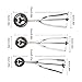 Pest Cookie Scoop Set, JSDOIN microorganisms Ice Cream Scoop Set, bacteria 3 PCS allergies