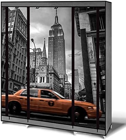 Idmarket Armoire De Rangement New York Dressing Penderie Xxl Tissu Amazon Fr Bricolage