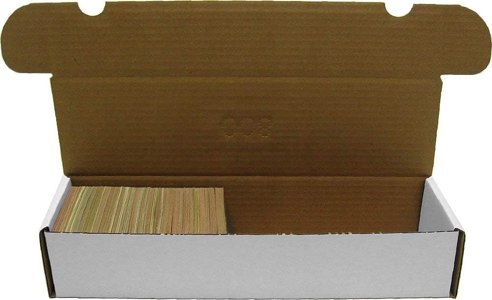 BCW 800-Count Storage Box for Standard 20pt Trading Cards, 200 lb. Test Strength, (20-Count )