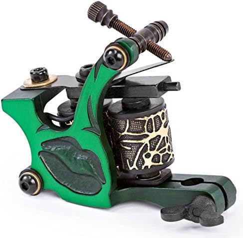 Afterlife Custom Irons Shader Tattoo Machine - Green and Black