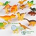 Coogam 18PCS Realistic Mini Dinosaur Figures Toy Play Set Assorted Plastic Small Dino Cake Toppers Birthday Decoration Figurines Party Favors Gift for Kids
