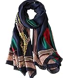 FM Womens Mulberry Silk Scarves Long Satin Lightweight Scarf For Women