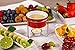 Crabaholik 2-Piece Ceramic Butter Warmers Set | Premium Quality Red Ceramic Fondue Warmers Pots | Melted Butter Melters with Sturdy Metallic Stands | Dishwasher Safe ● Elegant ● Original Gift Idea