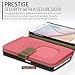 S6 Case, Samsung Galaxy S6 Wallet Case, ROOCASE Prestige Premium Synthetic Leather Wallet Case Flip Cover [Stand Feature] with Credit Card ID Holder for Samsung Galaxy S6 (2015), Pink
