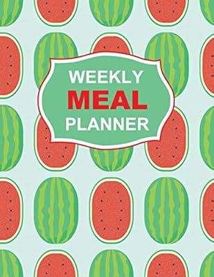 Weekly Meal Planner Breakfast Lunch Dinner 52 Week Food Planner Grocery List Notebook Journal Diary Watermelon Design By Press Kensington Amazon Ae