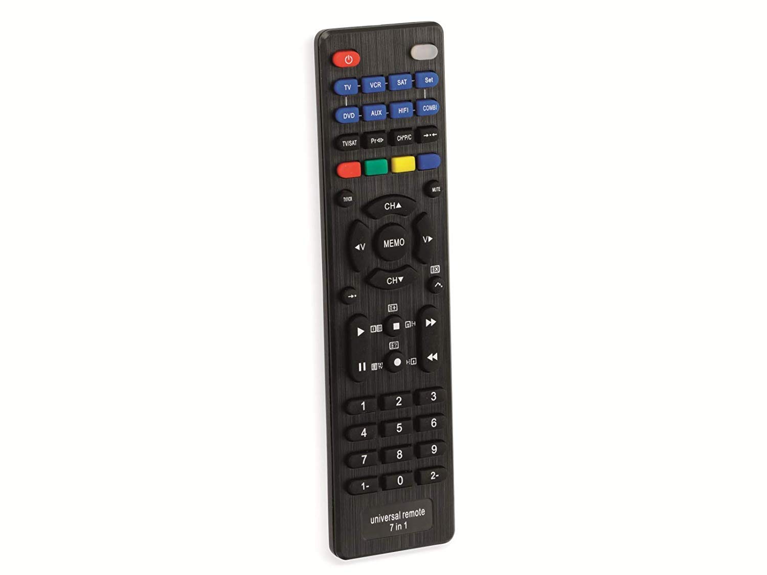 Invero Universal Replacement Remote Control 7 in 1 Programmable Devices - Compatible with Most TV's Audio and Video Systems