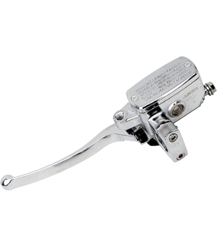 125mm Right Motorcycle Handlebar Front Brake Master Cylinder Lever Chrome - Foto 3