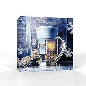 Beer Pictures Home Wall for Bedroom Living Room Paintings Framed
