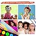 Face Painting Kits for Kids | 36 Stencils, 12 Large Water Based Body Paints, 3 Brushes | Water Activated Kids Face Paint Non-Toxic Hypoallergenic