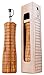 Olive Oil Dispenser Bottle - Oak Wood Oil And Vinegar Cruet - Olive Oil Container by White Wood Premium