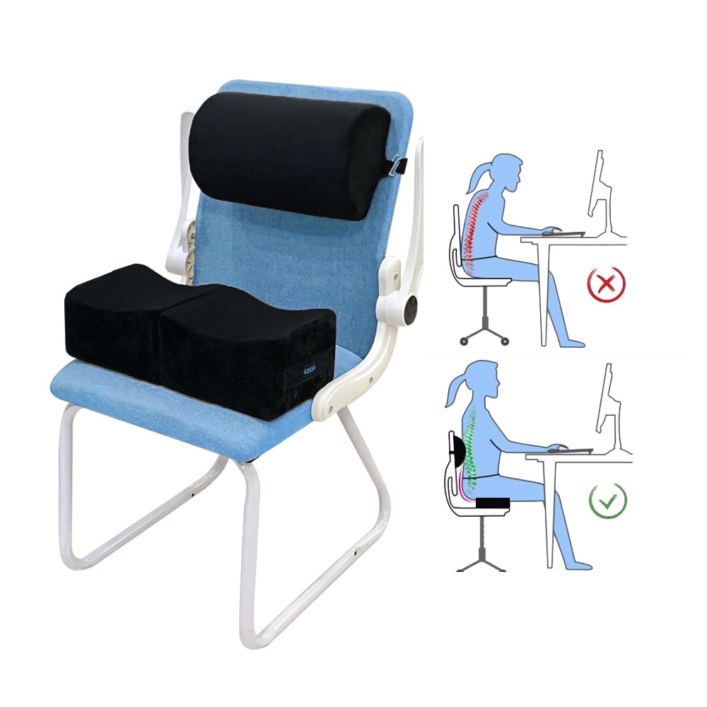 BBL Pillow After Surgery for Butt Pillow Brazilian Butt Lift BBL Chair Booty Pillows Recovery for Sitting Driving Post Surgery Kit Seat Cushion Combo