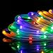 LE LED Rope Lights, Remote, Battery Powered, RGB Dimmable Waterproof 33 ft 120 LED Indoor Outdoor Light Ropes and Strings for Deck, Patio, Bedroom, Boat, Camping, Landscape Lighting and More Pack of 2