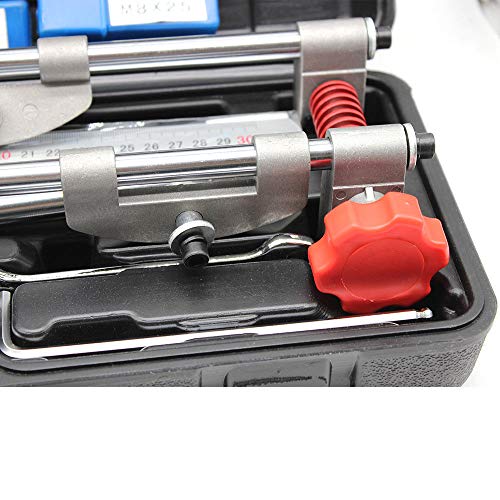 WUPYI Lock Mortiser, Mortice Door Lock Mortiser Kit For Jig DBB-JIG1&18/22/25mm Cutter&Ruler,with Carry Case