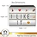 Royal Casa Cinema Light Box with Letter,Symbols and Emoji Sets (340 Tiles). Value Pack LED Cinematic