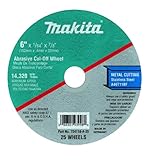 Makita 724112-A-25 4 1/2-Inch Cut Off Wheel 25-Pack (Discontinued by Manufacturer)