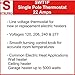 Stelpro Single Pole Line Voltage Thermostat, Mechanical 240 Volts, Compatible with Most Heating Products (Electric Baseboards, Wall Fan Heaters or Commercial Fan-Forced Heaters), (SWT1F) White
