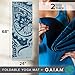 Gaiam Yoga Mat Folding Travel Fitness & Exercise Mat | Foldable Yoga Mat for All Types of Yoga, Pilates & Floor Workouts, Icy Paisley, 2mmthumb 3