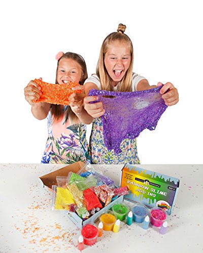Original Stationery Slime Supplies Stuff [Rainbow Kit add ins] Making Slime for Girls and Boys. Kit Supplies Floam and Fishbowl Beads, Flake Glitter, Pigment, Sequins. No Glue or Activator Included. - Thumbnail 6
