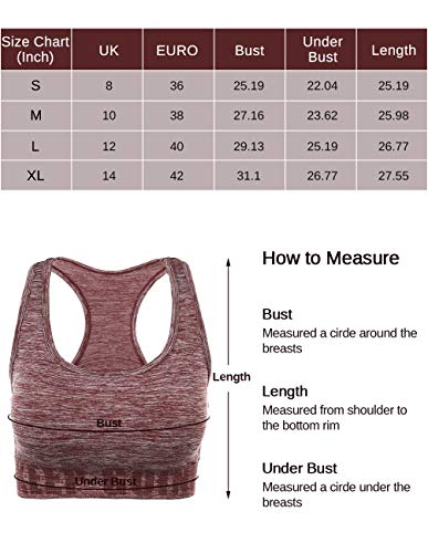 Disbest Yoga-beha, sterke ondersteuning, fitness, training, stretchbeha, bustier, push-up top, sportbeha, zonder beugel… - Image 7