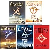 The Old Kingdom Series Books (1-5) Collection Set By Garth Nix (Sabriel, Lirael, Abhorsen, Clariel & Goldenhand)