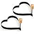 Norpro Nonstick Heart Pancake/Egg Rings, Set of 2