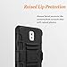 Galaxy Note 3 Case, Combo Shell Cover Kickstand with Built-in Holster Locking Belt Clip+Circle(TM)Touch Screen Pen And Screen Protector-Black