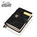 Traveler Notebook Leather Small Journal Notebook,Flowers Embossed Vintage Notebook, Gift for Men & Women, Perfect to write in,5.3