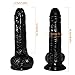 TTQQJJ 7 Inch Lifelike with Large Size and Strong Suction – Black – Xiaoxueernianji1.1thumb 2