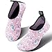 SIMARI Boys Girls' Water Aqua Shoes Swimming Pool Beach Sports Quick Drying Socks 307 Unicorn 5.5-6.5