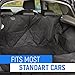 BEST4DEAR Car seat Covers for Transporting Pets in Car - Waterproof, Non-Slip Auto Seat Protector from Cat and Dog Hair with Flaps on Sides and Adjustable Straps - Back Seat Dog Cover