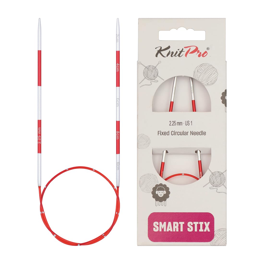 KnitPro Smartstix Fixed Circular Needles 16" (40cm) | 2.25mm — image 1