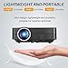 PHOOTA Mini Projector, 2019 Upgraded Portable LED Video Projector with 50,000 Hrs LED Lamp Life, 2400 Lux Full HD 1080P and 170” Display Supported, Compatible with HDMI, VGA, USB, AV, Laptopthumb 4