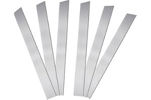 INUSBOJIE 15N20 Steel Flat Stock Cold Rolled Carbon Steel Bar for Knife Making 12"x1.5"x 1/8"(6 Packs)